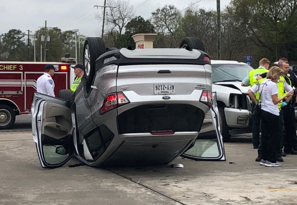 Accident Flips SUV - KOGT