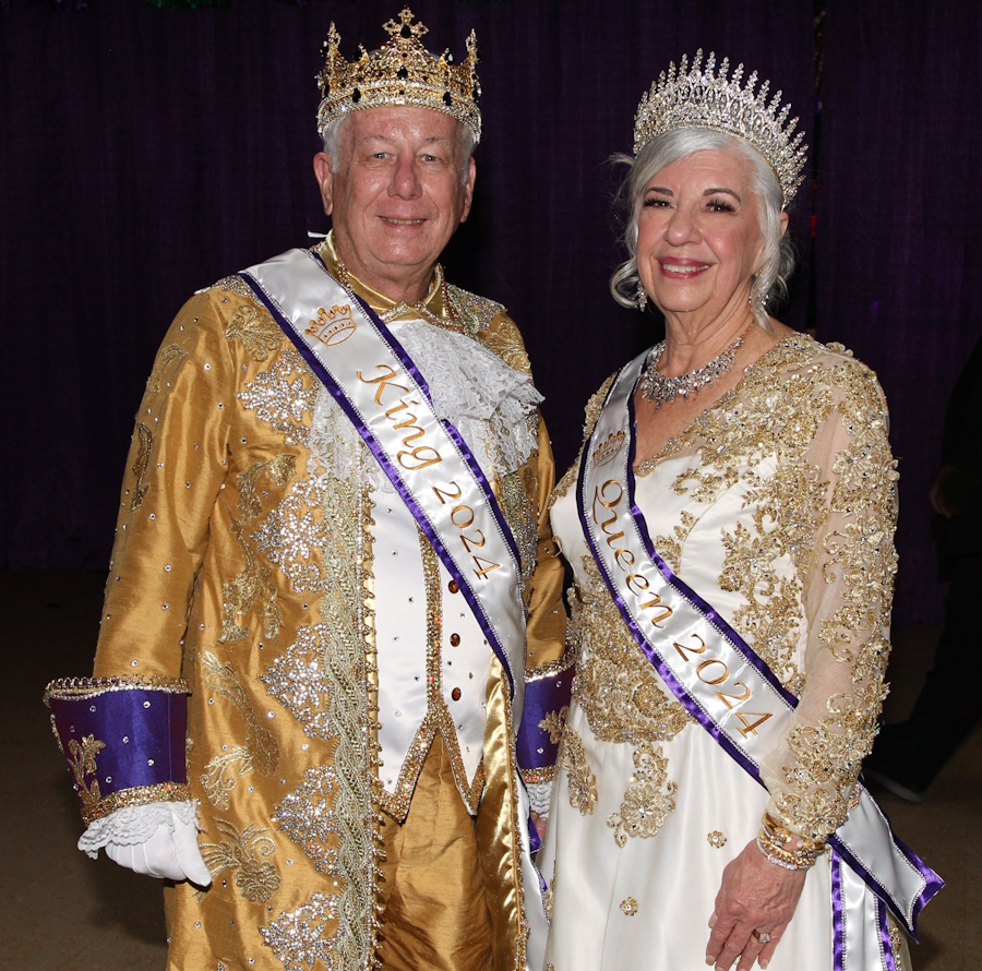 mardi gras king and queen sash