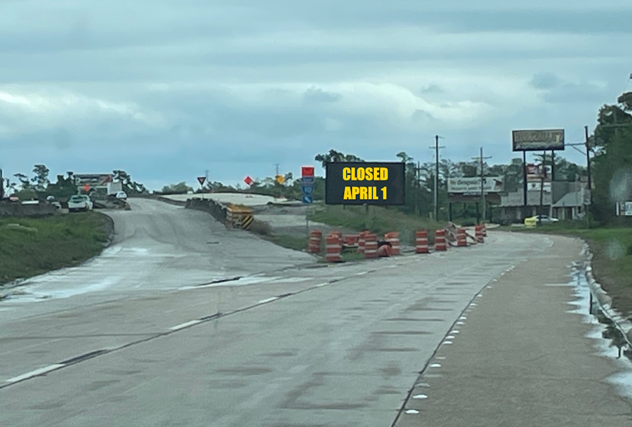 I10 EB On Ramp Closing April 1 KOGT